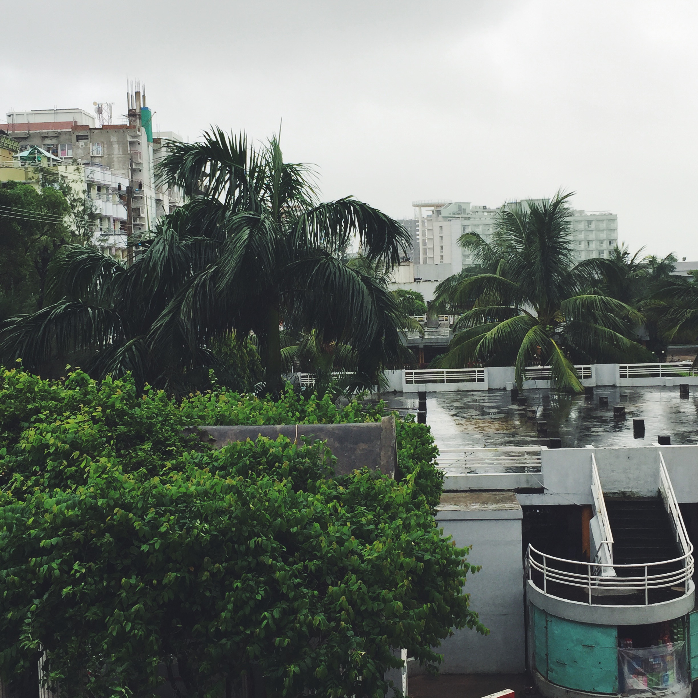 The view from out hotel room, it was like this the entire time