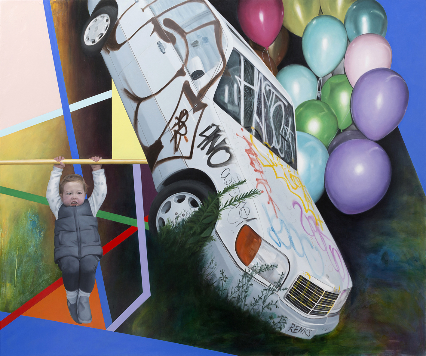 Creative Drive , oil on canvas, 127cm x 152 cm