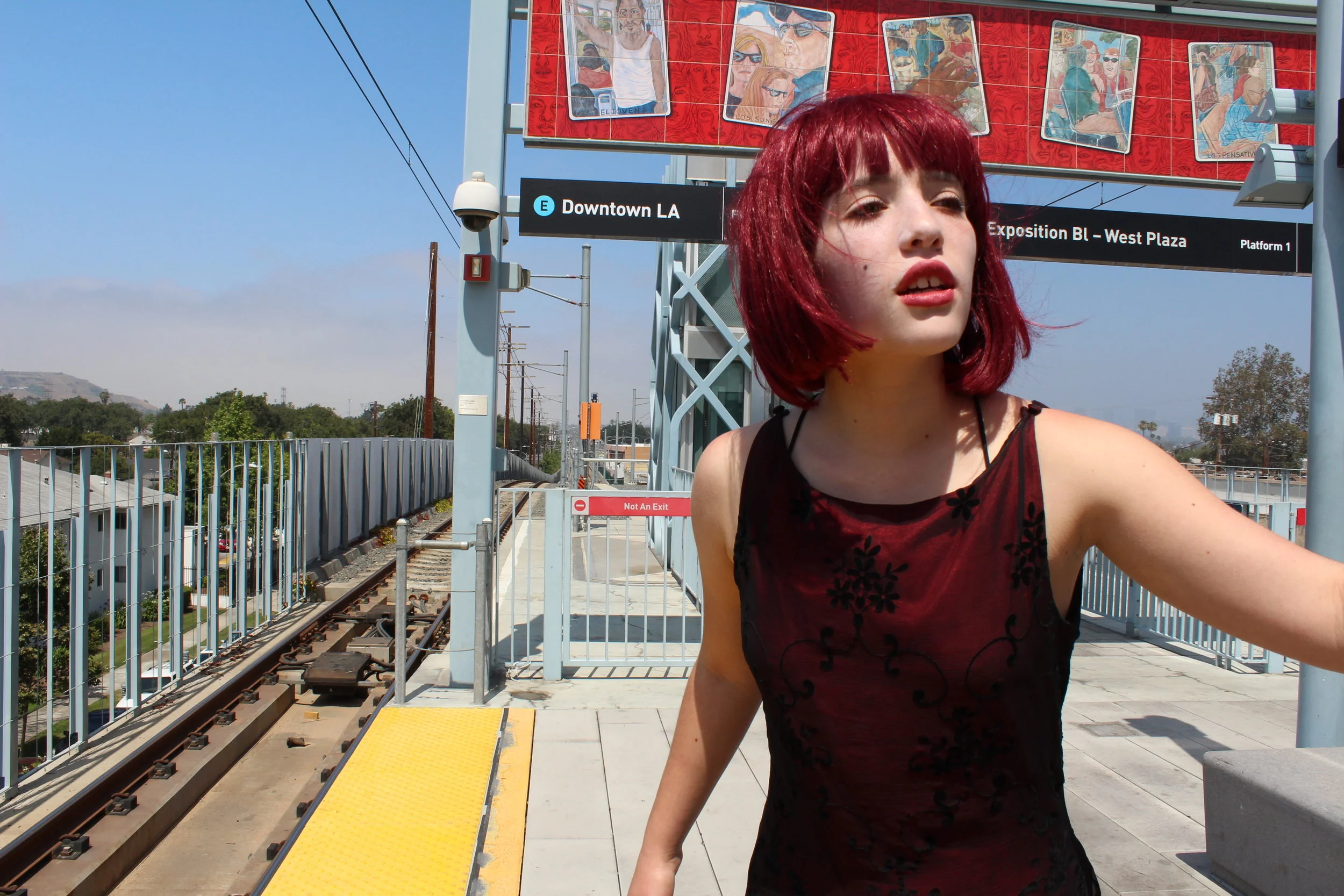 CC Jackie catches train MS.JPG