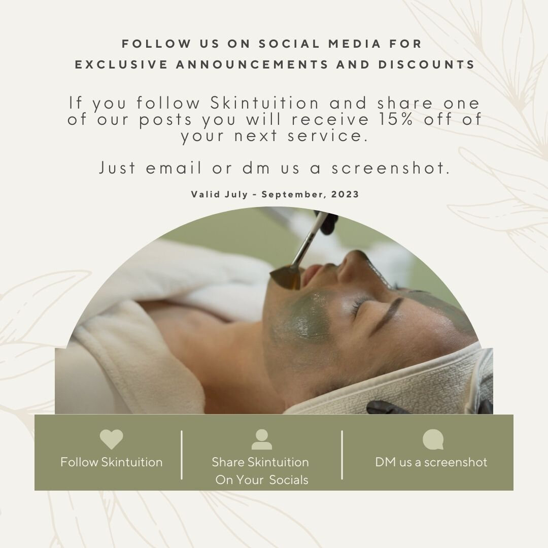 Follow us on social media and unlock exclusive discounts at Skintuition! 🌱 ⠀⠀⠀⠀⠀⠀⠀⠀⠀
⠀⠀⠀⠀⠀⠀⠀⠀⠀
Stay updated with our latest offers, sneak peeks, and special promotions. Join our community today! ✨ ⠀⠀⠀⠀⠀⠀⠀⠀⠀
⠀⠀⠀⠀⠀⠀⠀⠀⠀
#skincare #beauty #skincarerouti