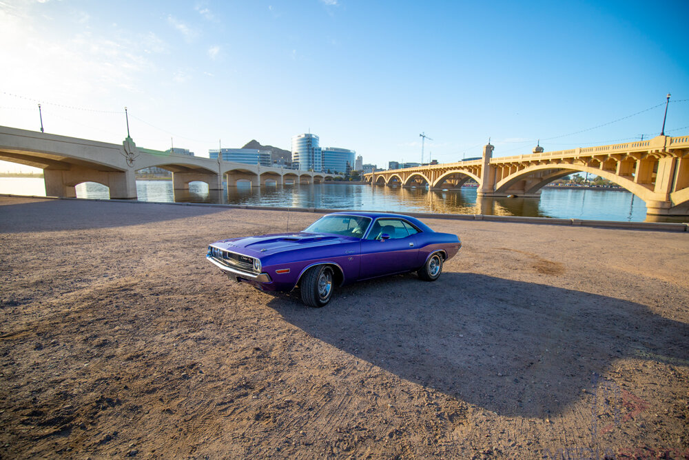 Car Photography at Tempe Town Lake – Mark P.’s Dodge Challenger