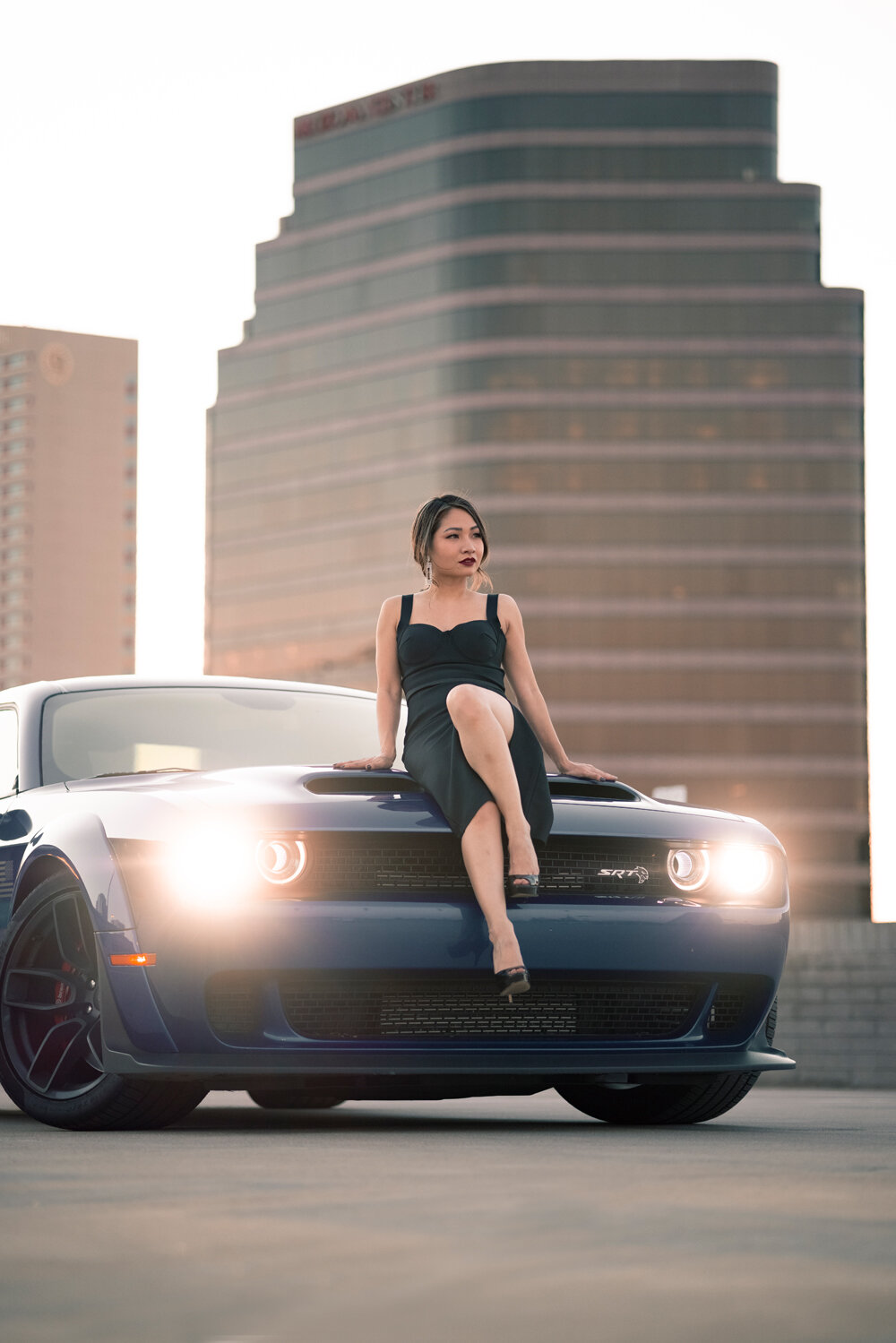 Car Photography at Downtown Phoenix Andrew S.’s Dodge Challenger