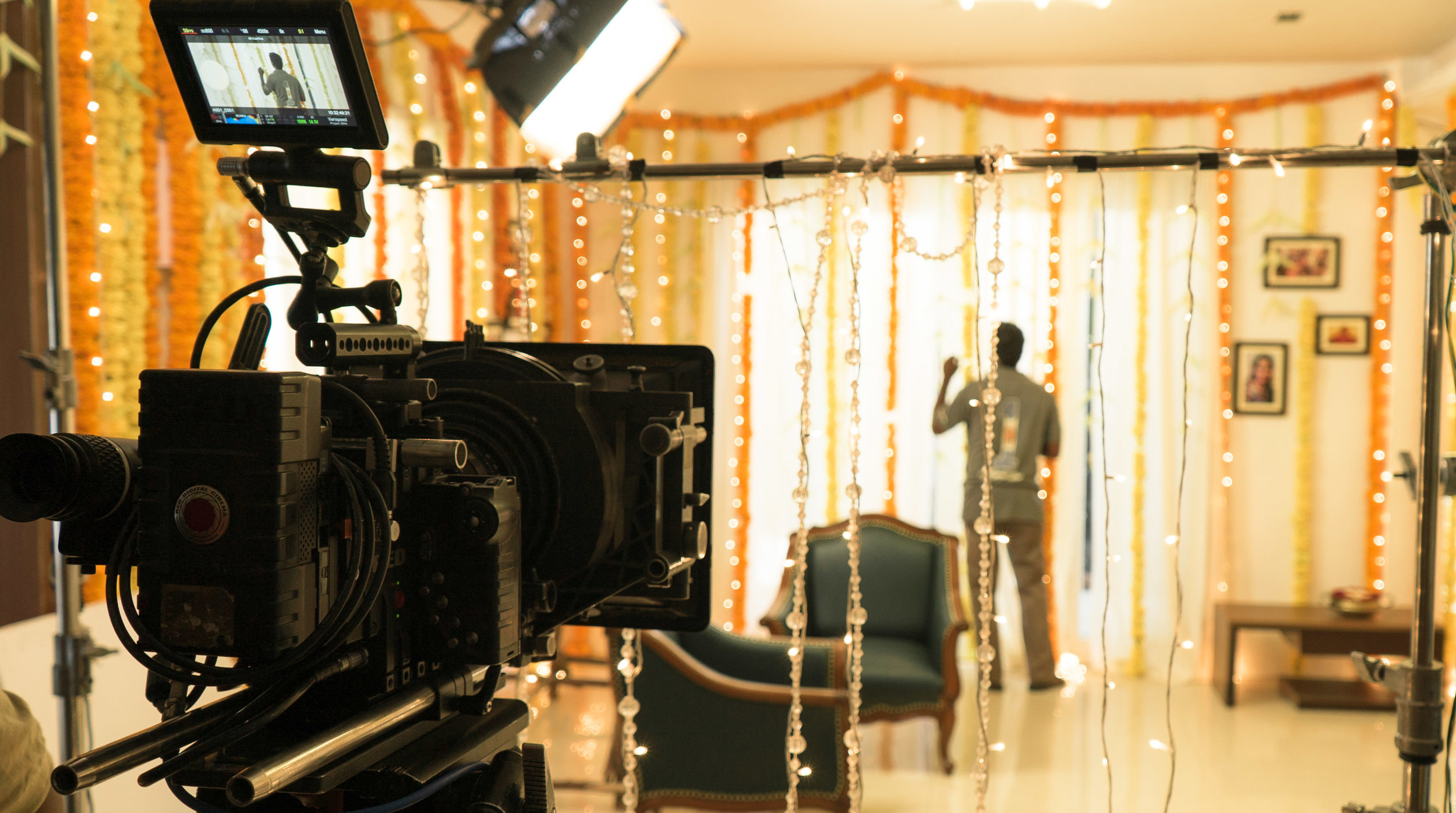 The Red Dragon was chosen specifically for a high contrast pop look. It needed to look like cinema but not too organic.