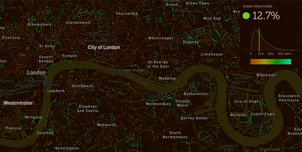 Treepedia have developed a metric—the Green View Index—by which to evaluate and compare canopy cover