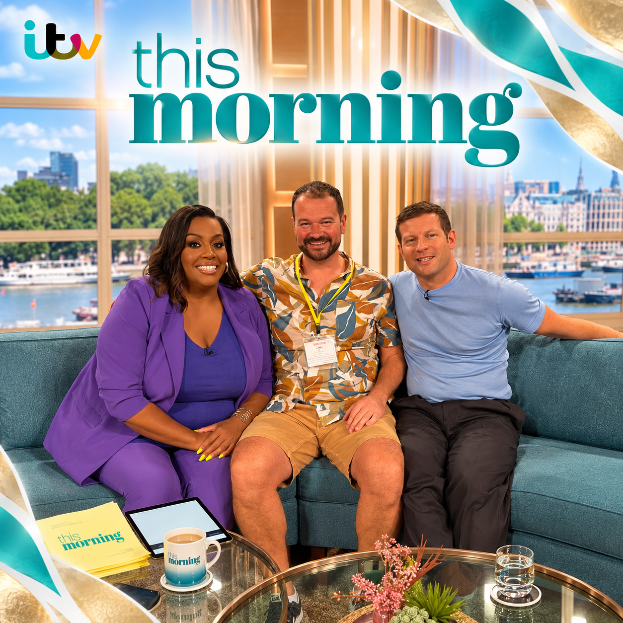 ITV This Morning Alison and Dermit  Kirk Camera Operator