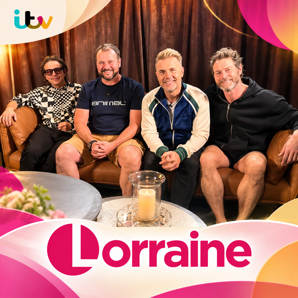 ITV Lorraine with Take That kirk camera operator
