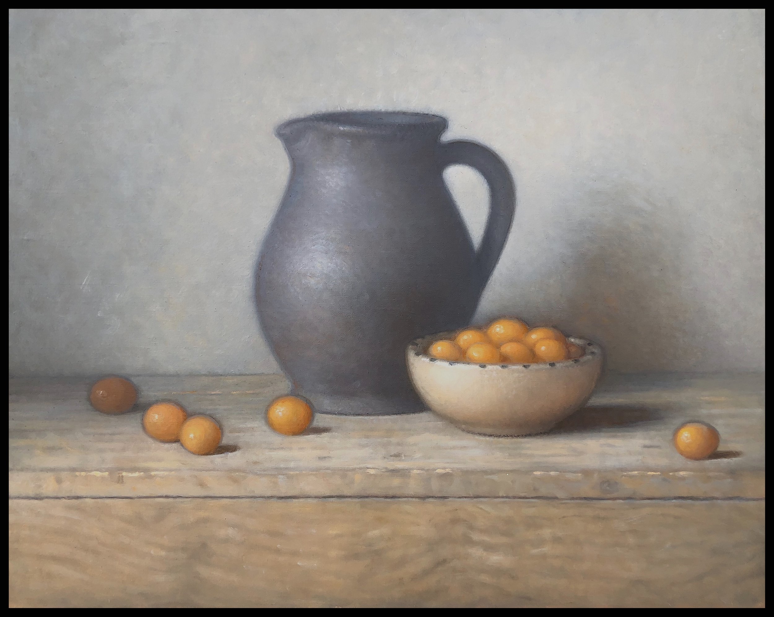 Still Life with Mirabella Plums