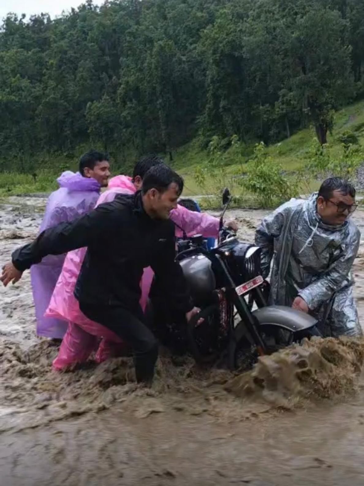 The gospel doesn&rsquo;t wait for perfect weather.
As New Hope Initiative continues to raise awareness and funds for the work in Nepal, here is our partner, Pastor Ganesh and the team in the mountains of Nepal, doing whatever it takes to reach flood-