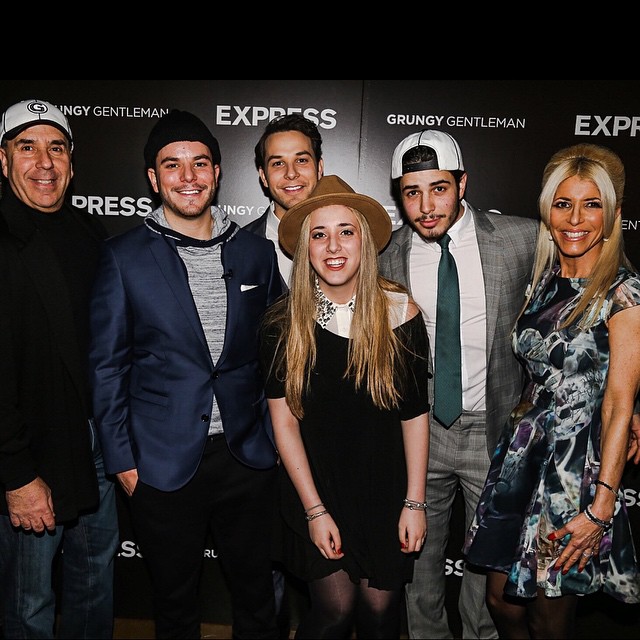 The Grungy Gentleman Family | Jace Lipstein, Skylar Astin, Brielle Lipstein, Milan Jagger