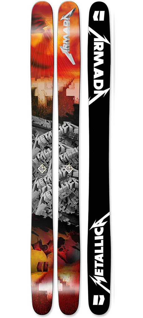 Armada x Metallica X JJ 2.0 Skis, $800