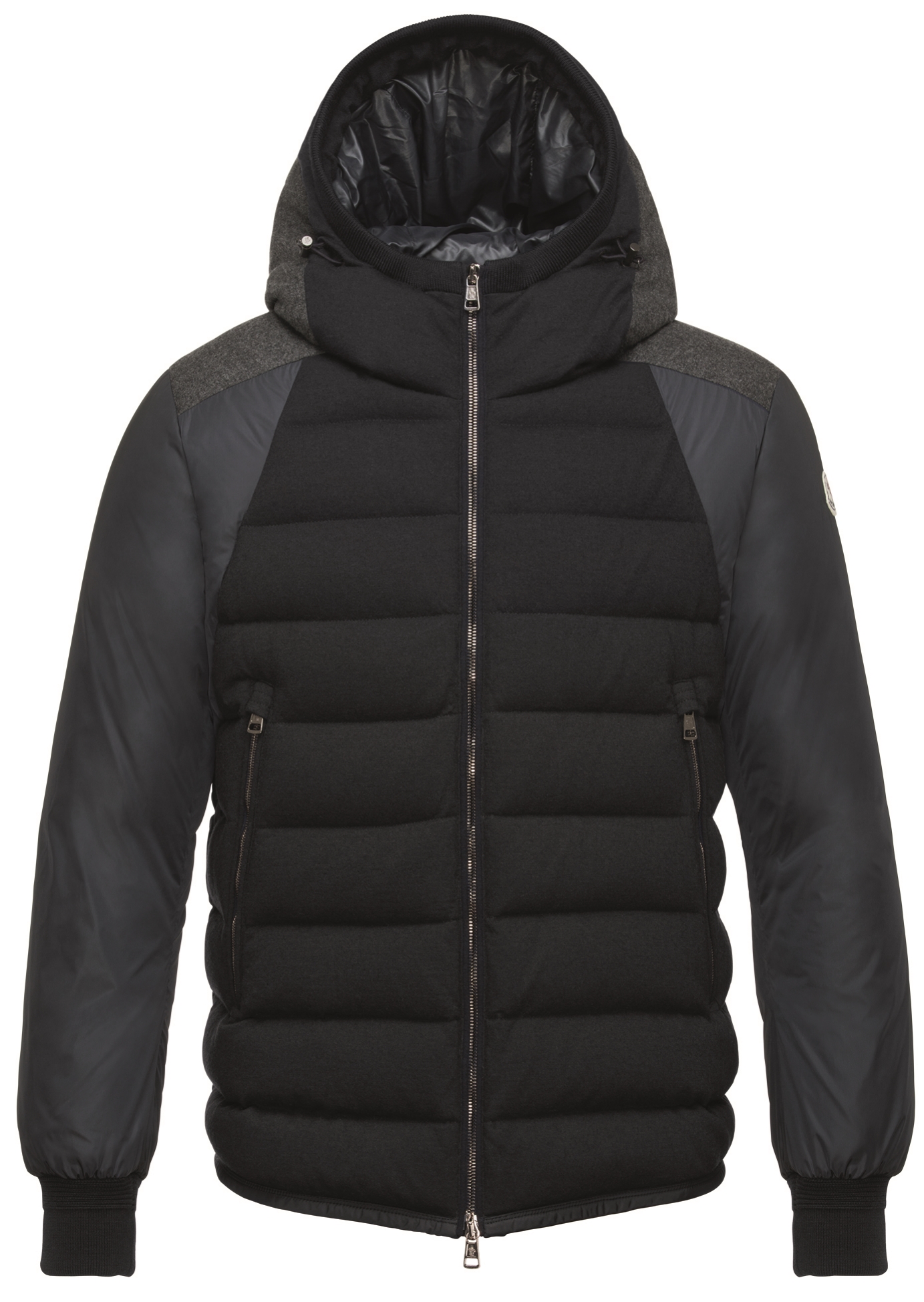 Moncler Navy Quilted Down Augert Coat, $1,665 