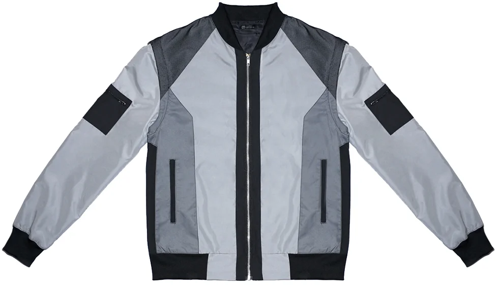 ACROSPHERE Cosmos Bomber Jacket, $185