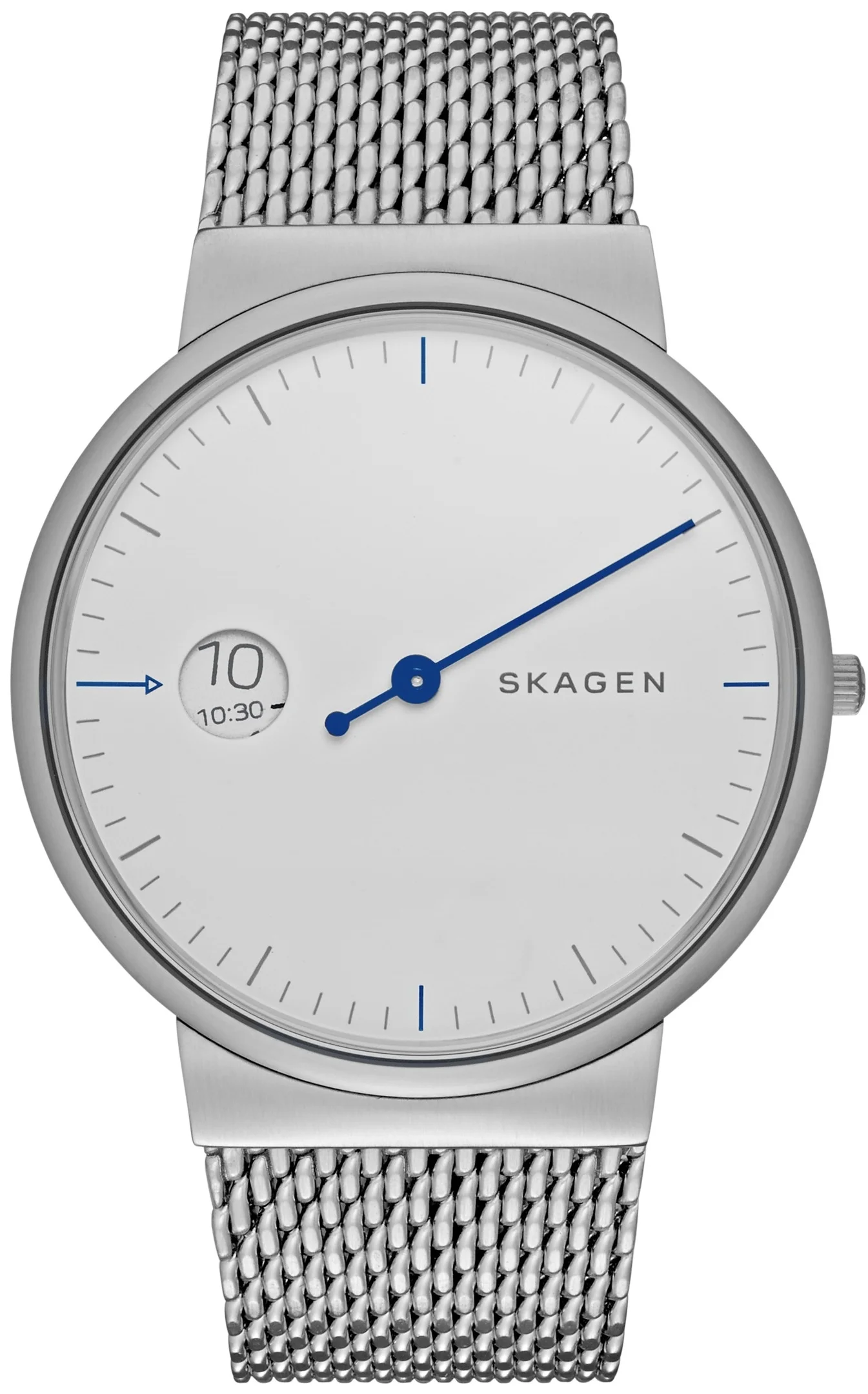 Skagen Ancher Mono Steel Mesh Watch, $175