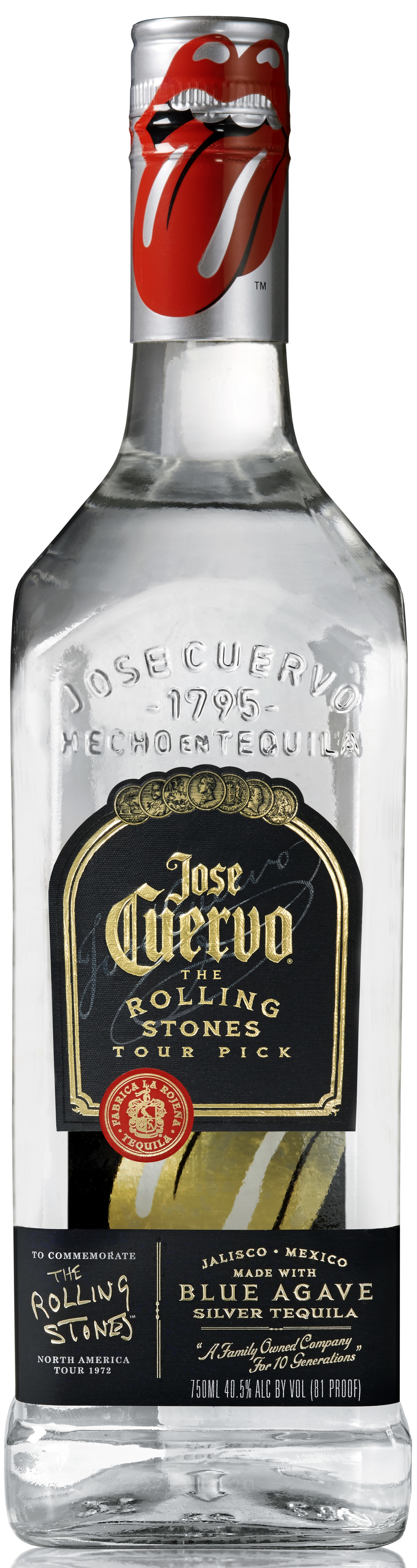 Jose Cuervo Special Edition Rolling Stones Bottle, $17