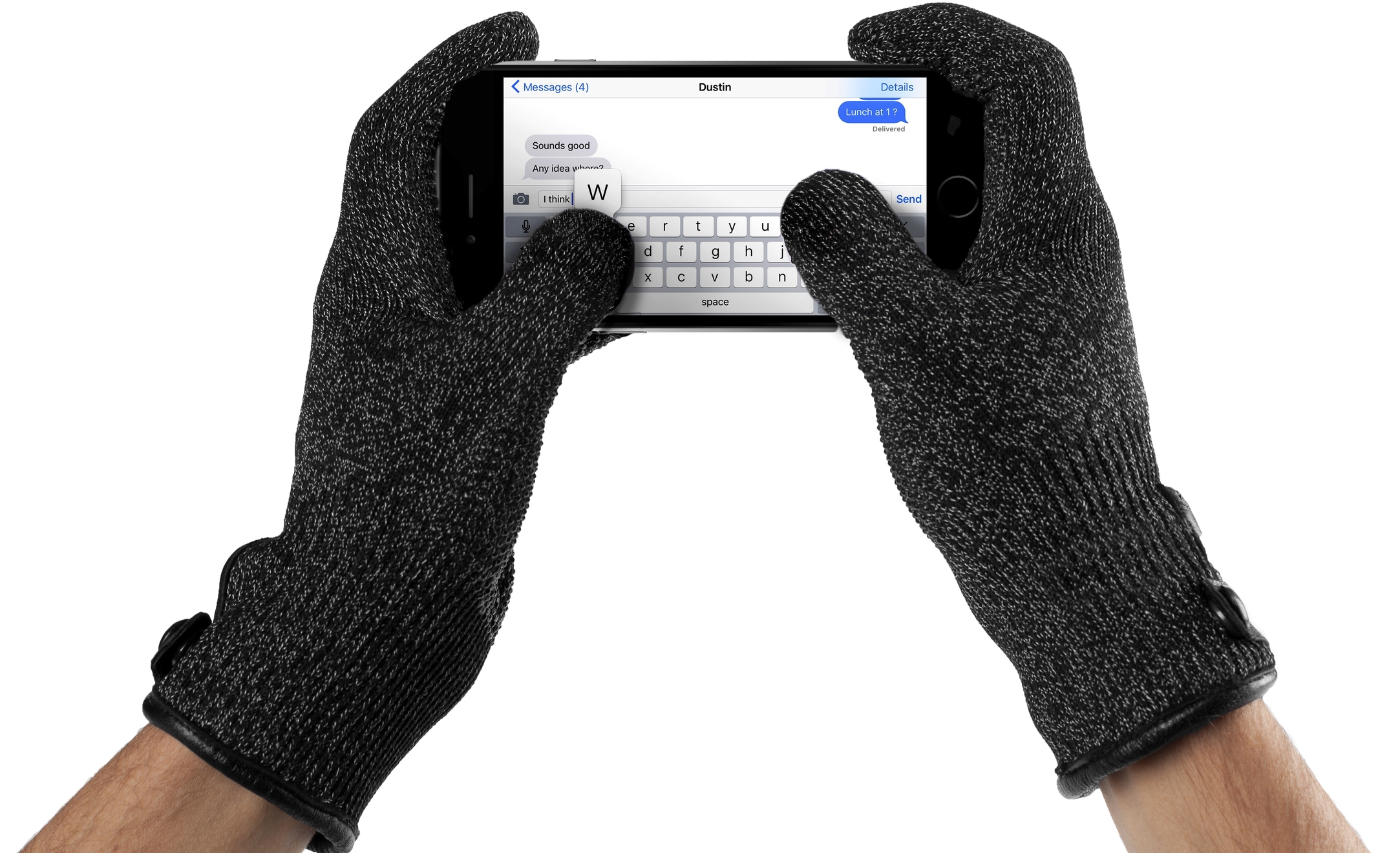 Mujjo Double Layered Touchscreen Gloves, $31