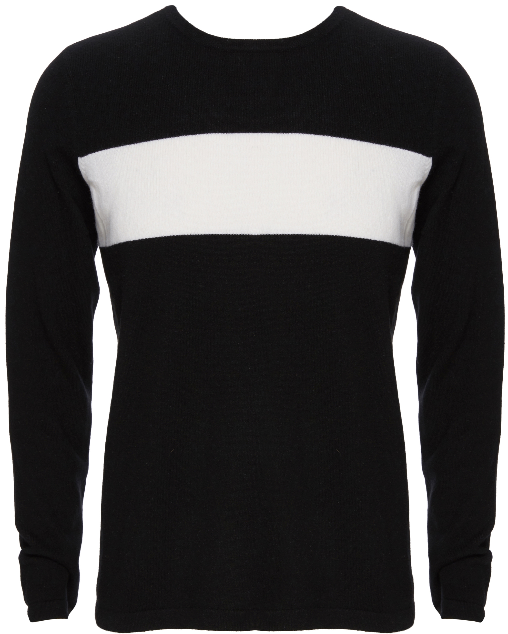 VINCE Wool Cashmere Block Stripe Crew Neck Sweater, $295