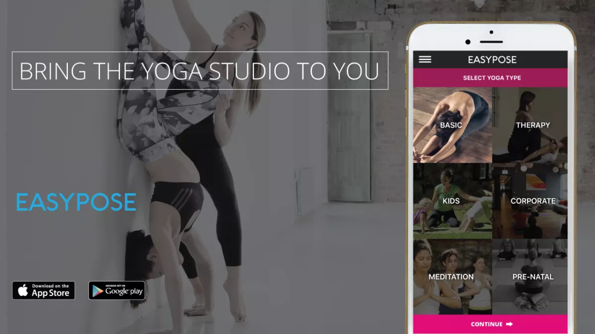 Easypose Yoga App, 10 Sessions for $80 per class