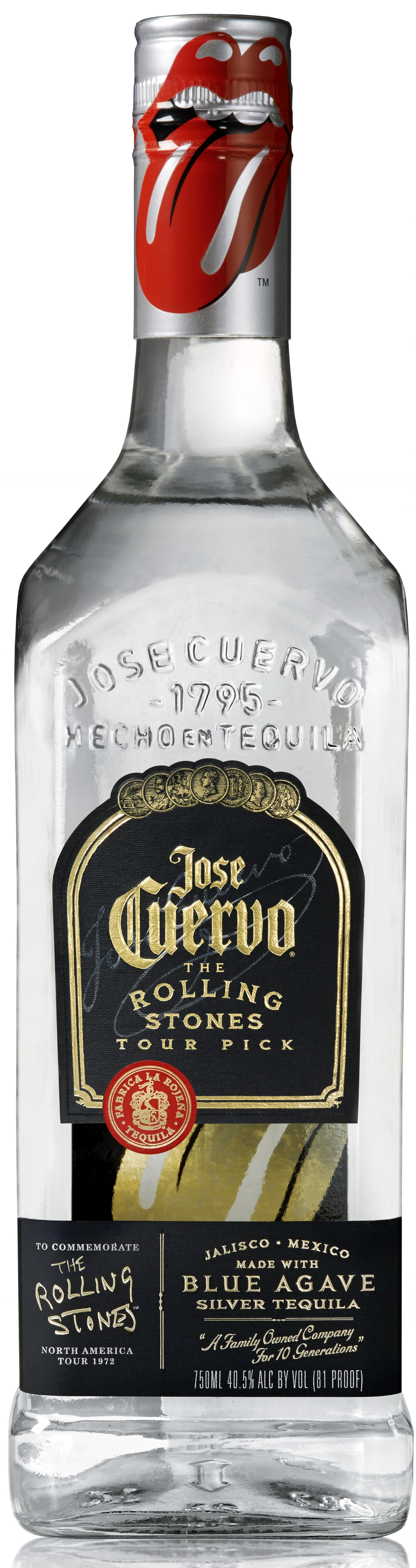 Jose Cuervo Silver - The Rolling Stones Tour Pick Bottle (750 mL), $22.99