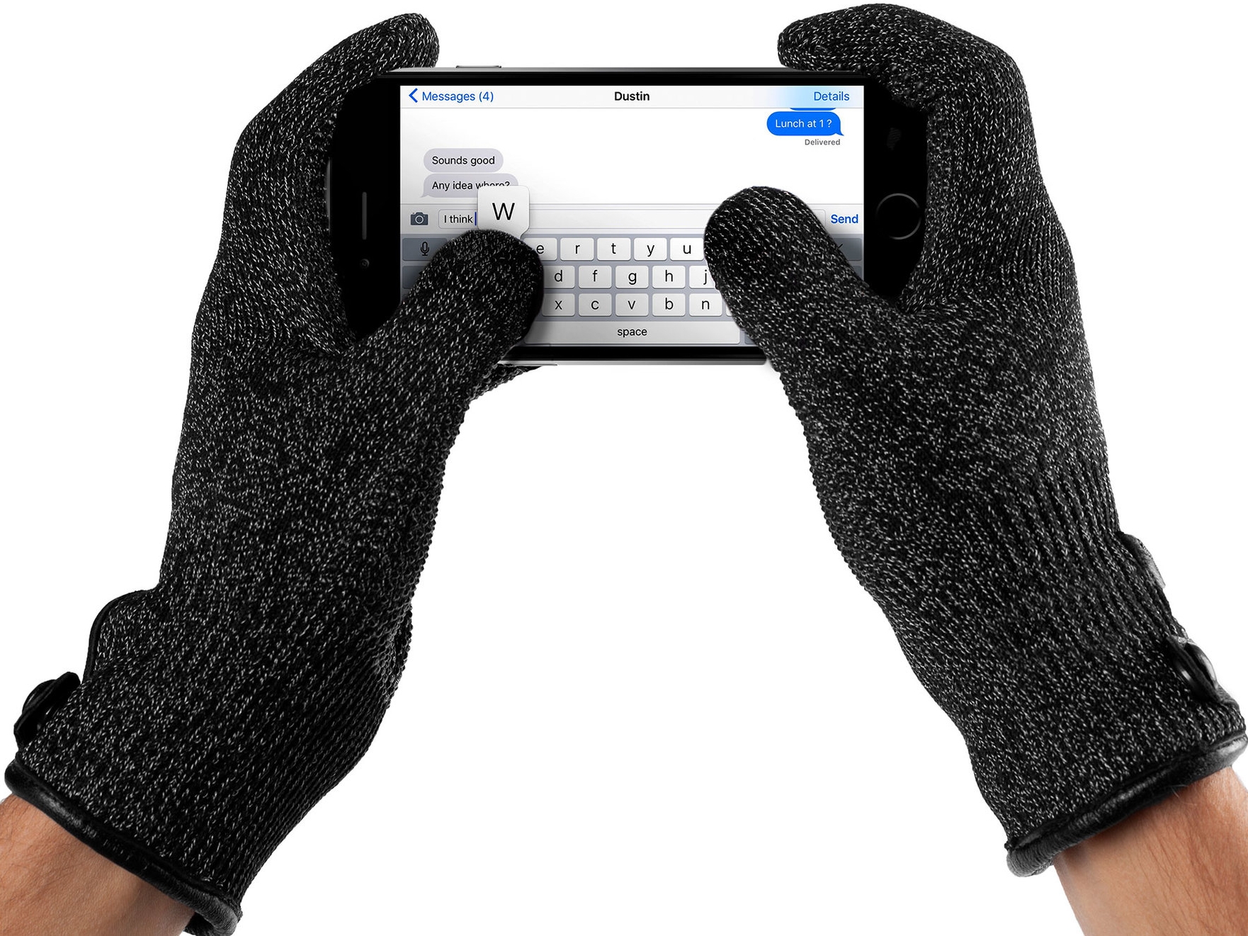 Mujjo Double Layered Touchscreen Gloves, €28.88