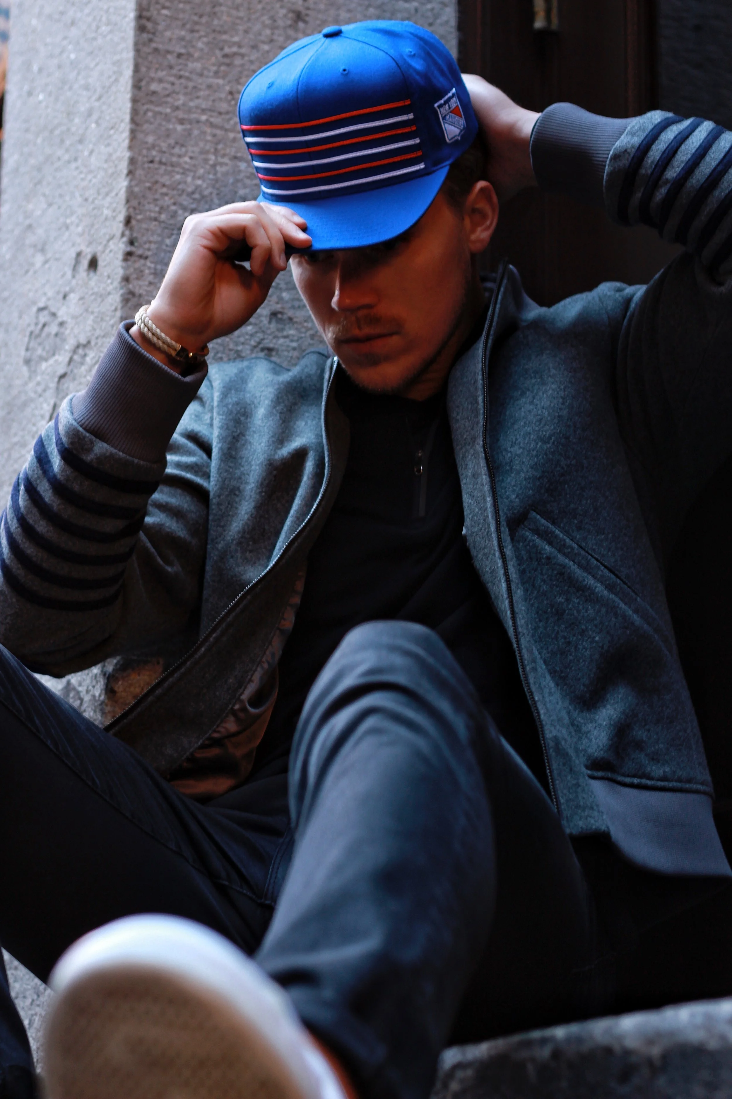 ny rangers 90th anniversary hat