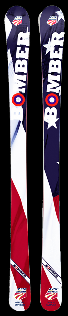 Bomber All Mountain Stars and Stripes Skis, $1,900