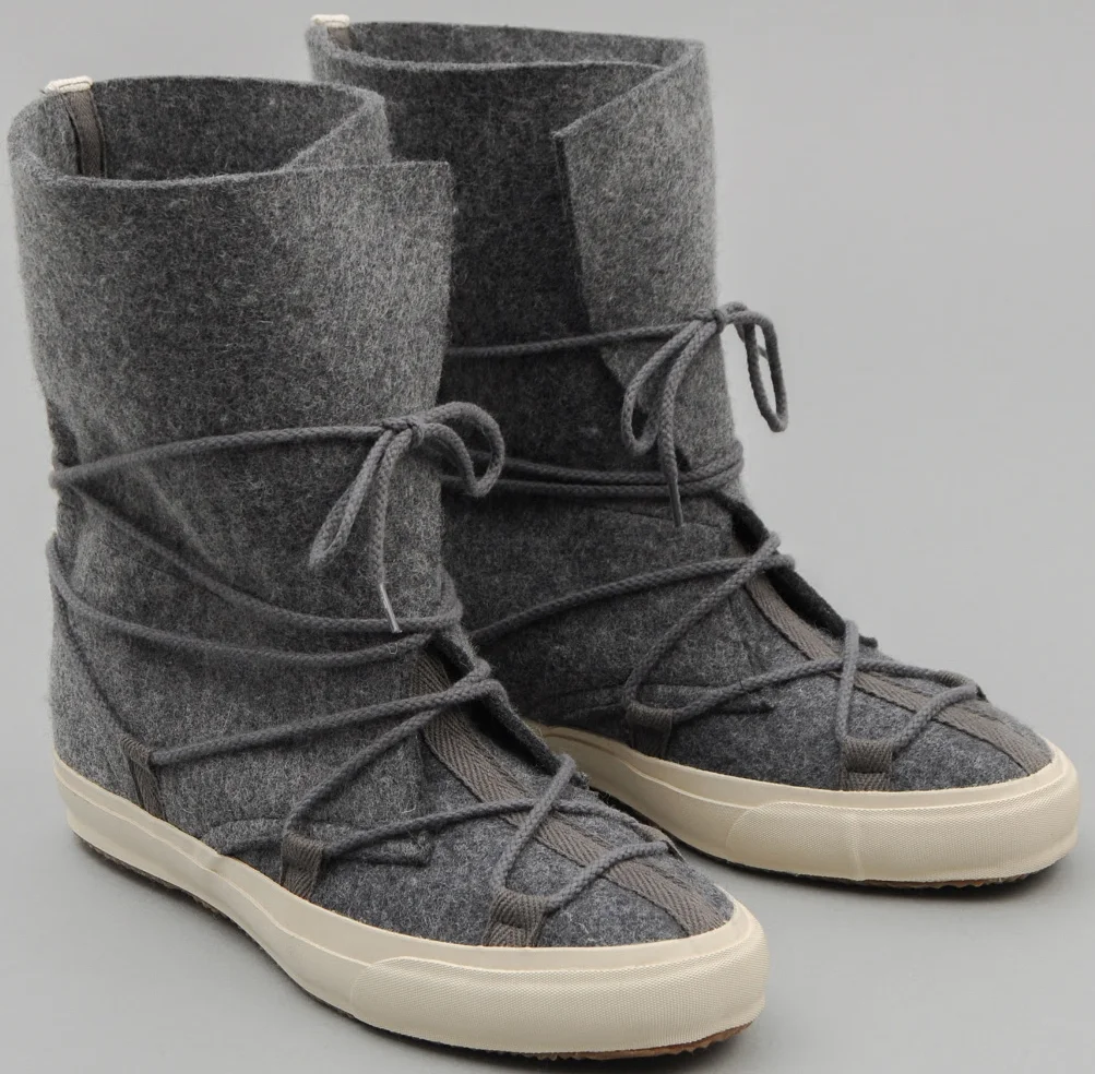 the Hill-side Cold Weather Survival Moccasin Boots, $250