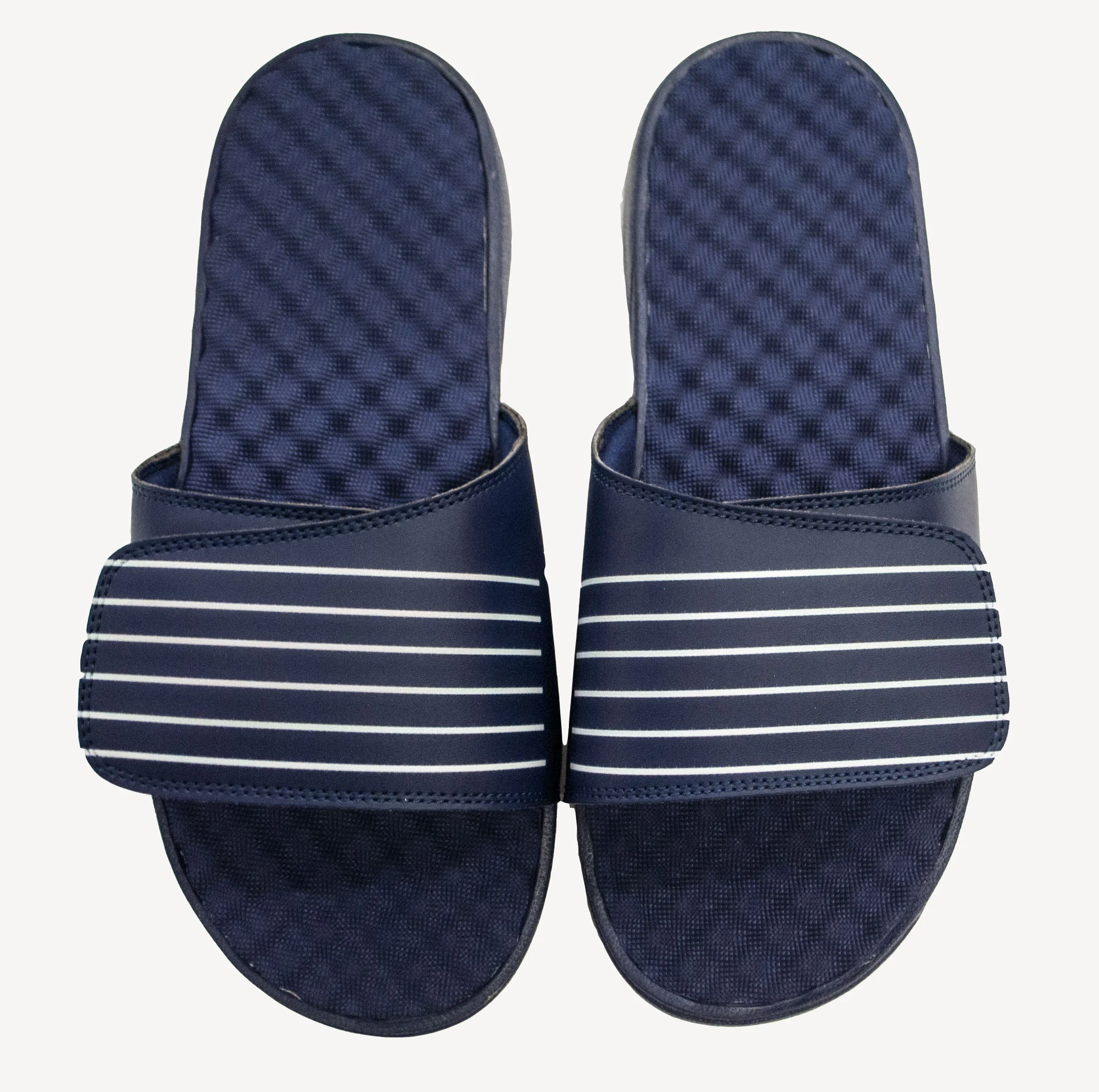 Grungy Gentleman Mens Slides Navy White