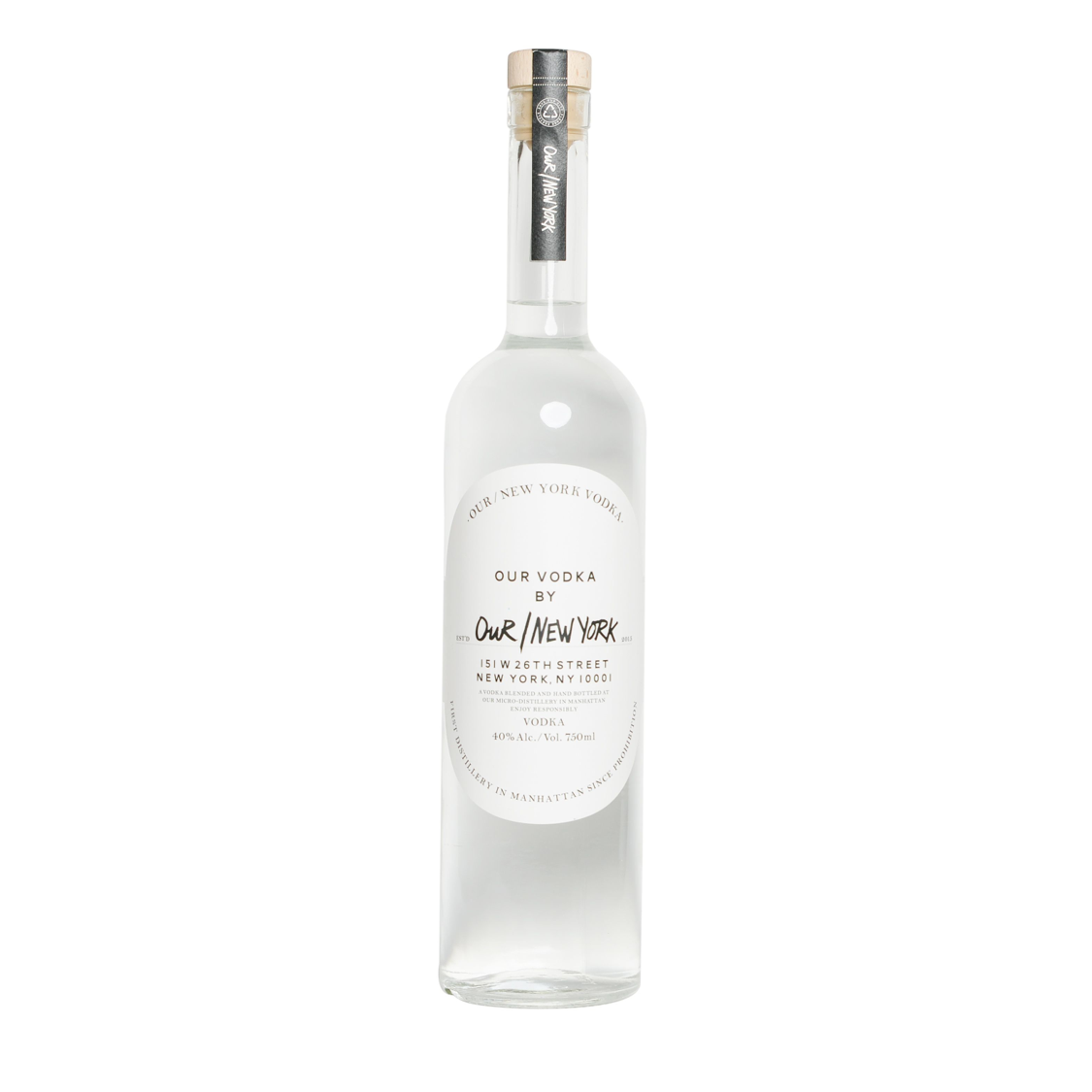 Our/New York Vodka, $29