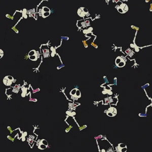 Dancing Skeletons - Black