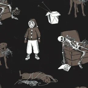 Sewing Dog - Brown