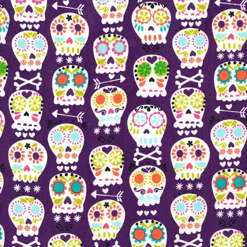 Candy Skulls - Purple