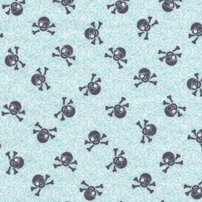 Skull and Crossbones - Blue
