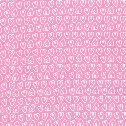 Squiggly Hearts - Pink
