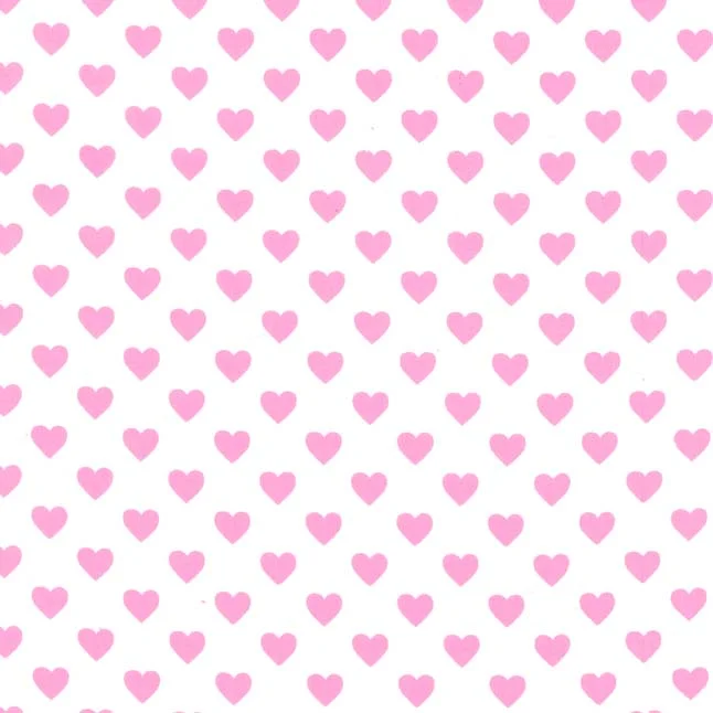Polka Hearts - Bubblegum