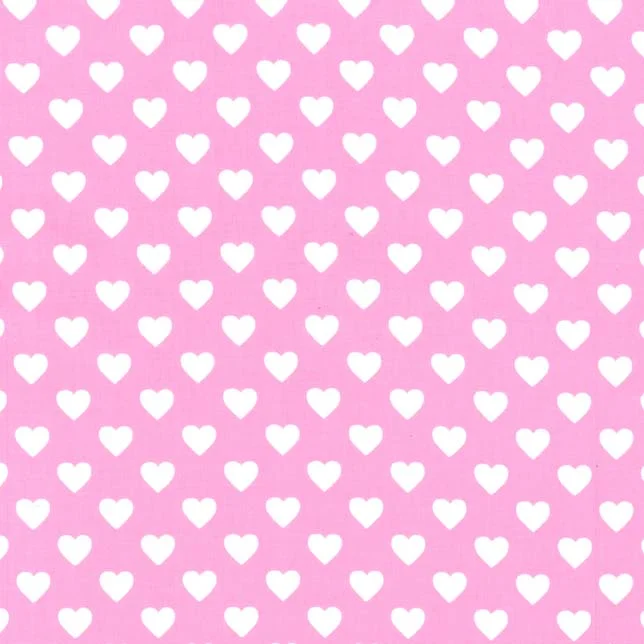 Polka Hearts - Pink