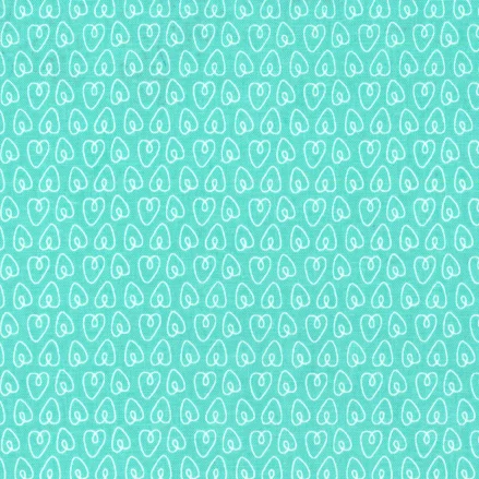 Small Hearts- Aqua