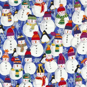 Snowmen - Blue