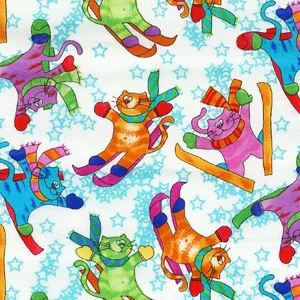 Skiing Kitties