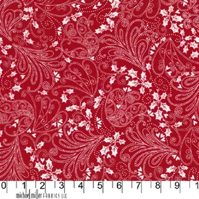 Swirling Holly - Red