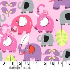 Little Elephants - Pink
