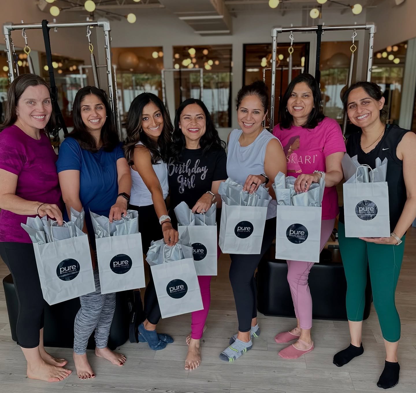 Make your birthday even more special with Pure Body Studio! ✨🎂

We were honored to be part of our client's big day by hosting a customized private Pilates session for her and her guests. Such a memorable experience!

Ready to switch up your celebrat