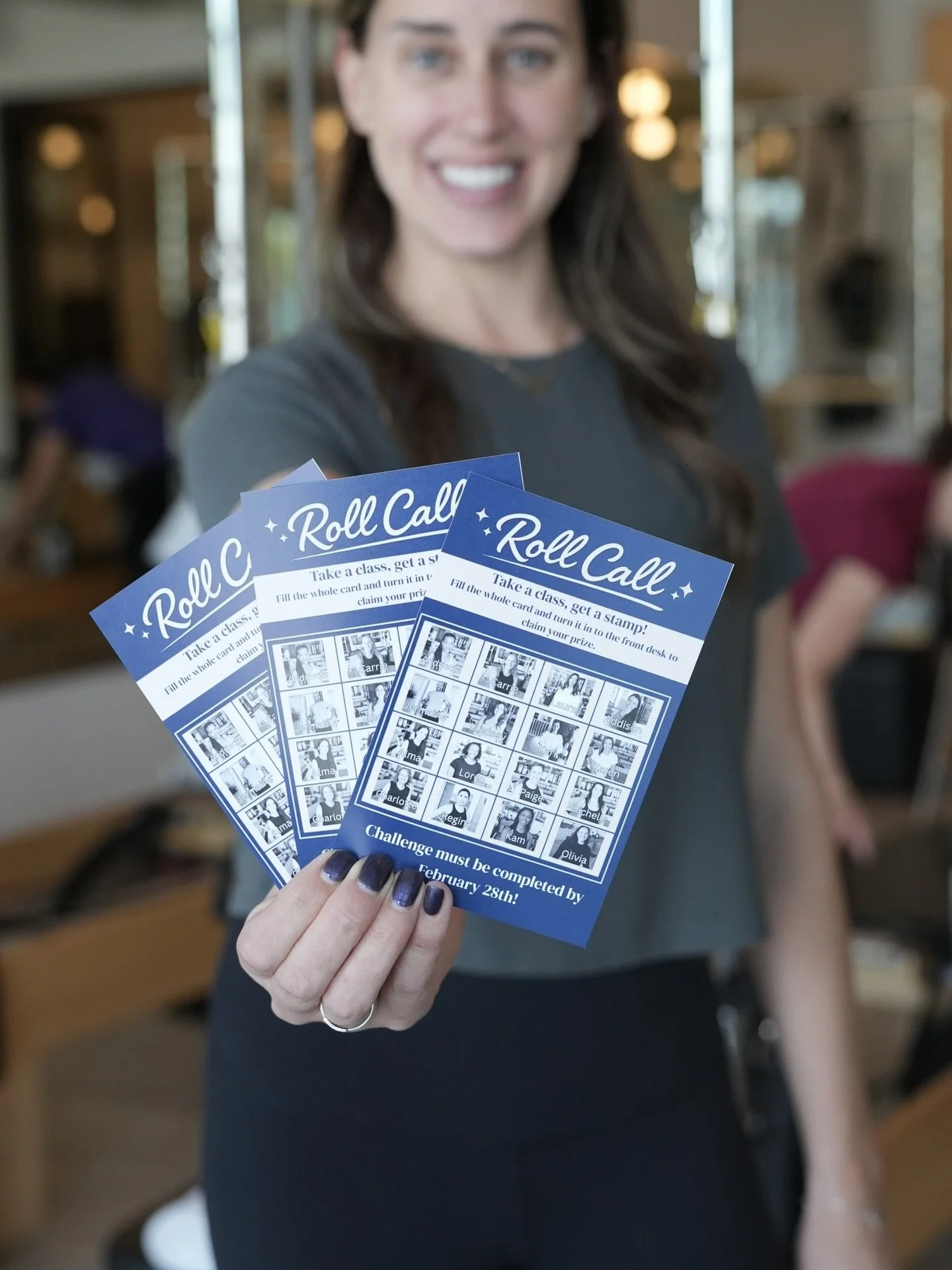 🚨MARK YOUR CALENDARS🚨

February 1st = Roll Call Challenge officially begins.
Grab your card at the front desk and start collecting stamps: one for every instructor at Pure Body Studio.

You&rsquo;ve got 28 days, a stacked schedule of pop-up classes