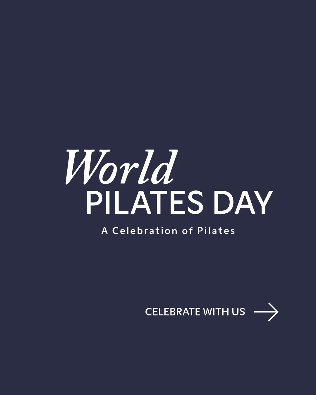 World Pilates Day 2026

A CELEBRATION OF THE MOVEMENT WE LOVE

Join us for a FREE Mat Class to celebrate on Saturday May 2nd @ 10:00am.

Building strength, correcting body alignment and posture, restoring muscular balance and increasing flexibility, 