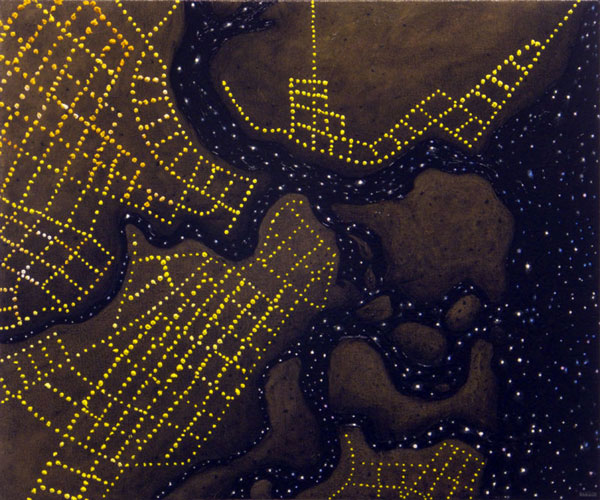 Lights and stars </br>2014 oil on canvas</br>50x60cm