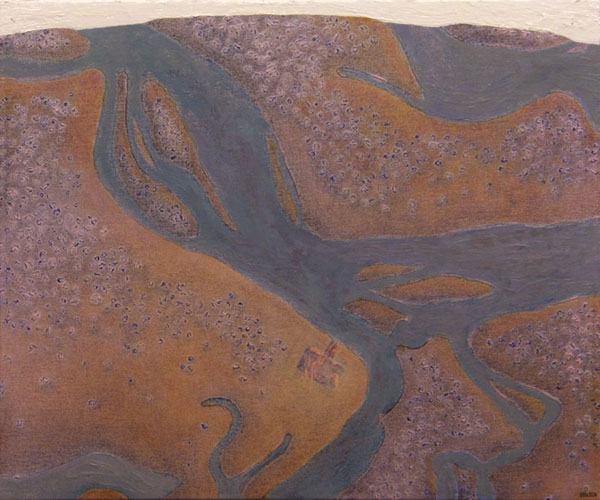 Ghosts on the edge of the world </br>2014 oil on canvas </br>50x60cm