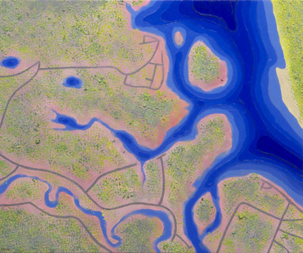 La cote rose </br>2014 oil on canvas </br>50x60cm