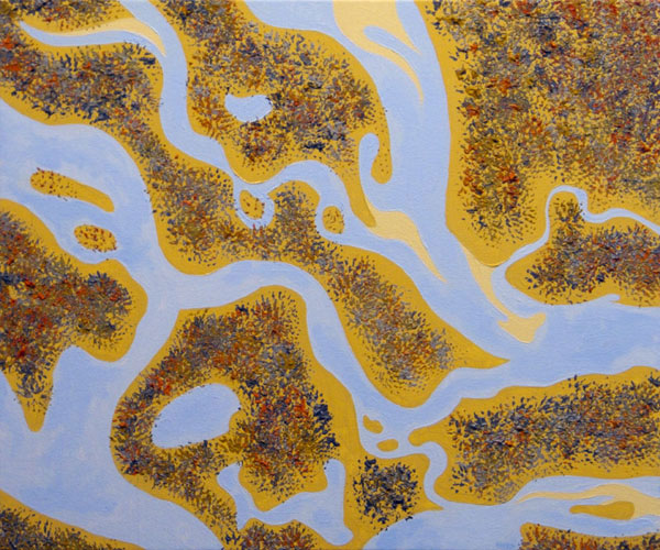 Mosquito islands </br>2014 oil on canvas </br>50x60cm