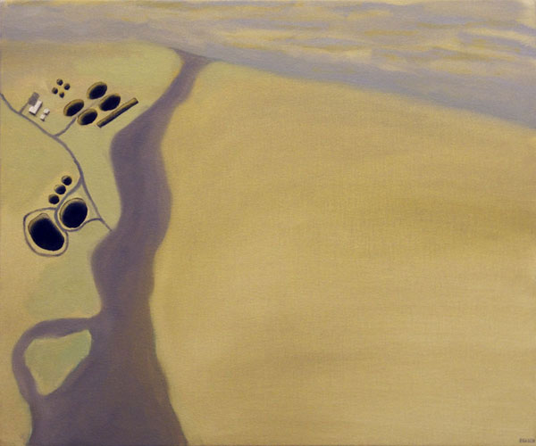 Black holes on the horizon </br>2014 oil on canvas </br>50x60cm