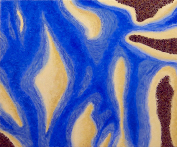 Sand banks </br>2014 oil on canvas </br>50x60cm