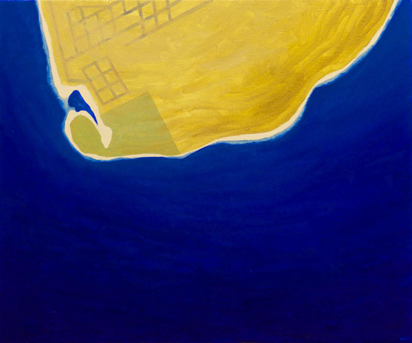 The big blue </br>2014 oil on canvas </br>50x60cm